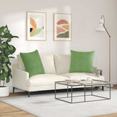 Poduszki na sofę 2 pcs jasnozielony 80 x 80 cm