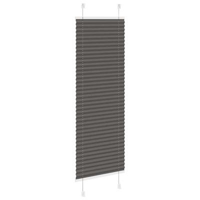 Roleta plisowana czarna 45x150 cm Szerokość tkaniny 44,4cm