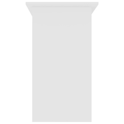 vidaXL Biurko, białe, 80x45x74 cm, materiał drewnopochodny