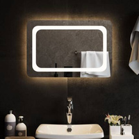 vidaXL Lustro łazienkowe z LED, 60x40 cm model standard