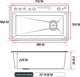 Zlewozmywak stalowy Mango Premium