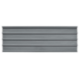 Panel dachowy 12 pcs Szary 129 x 45 cm Stal galwanizowana