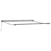 Rama markizy Z regulacją Antracyt 4 × 3 m Stal