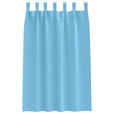 Firany blackout z kółkami 2 pcs Jasnoniebieski 175 x 140 cm