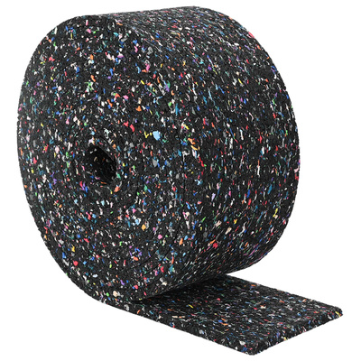 Rolka granulatu gumowego Czarny 1000 x 10 x 0,8 cm Guma
