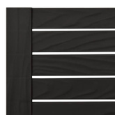 vidaXL Leżaki, 2 szt., czarne, 155x58x83 cm, polipropylen