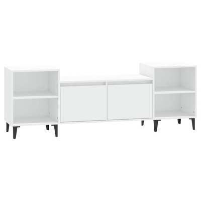 vidaXL Szafka pod TV, biała, 80x36x50 cm, materiał drewnopochodny wariant 9