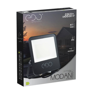 Naświetlacz MODAN LED 50W 4000K neutralna 6850lmIP65 EDO777285 EDO Solutions