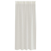 Firany Voile z zasłonami 2 pcs Kremowy 175 x 140 cm Poliester