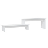 vidaXL Szafka pod TV, biała, 180x30x43 cm, materiał drewnopochodny