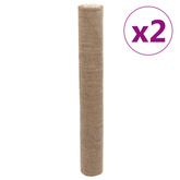 Tkanina jutowa, 2 rolki, 1x50 m, 100% juta, 200 g/m?