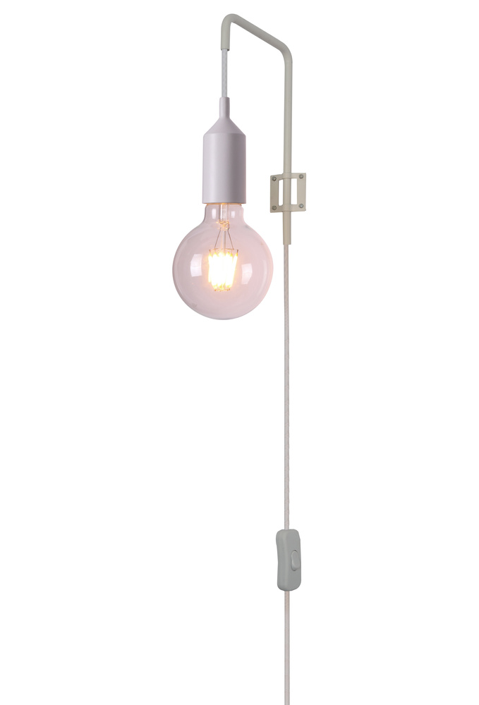 Kinkiet biały z kablem lampa Laren Ledea 50401189