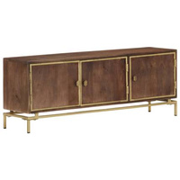 vidaXL Szafka pod TV, 120x30x46 cm, lite drewno mango
