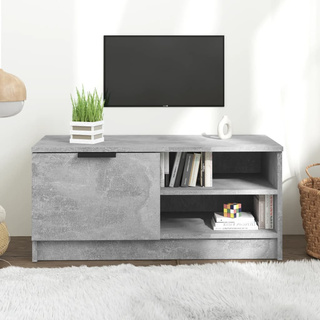 Szafka pod TV, szarość betonu, 80x35x36,5 cm