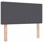 Zagłówek Ciemnoszary 100 cm Tkanina sztruksowa