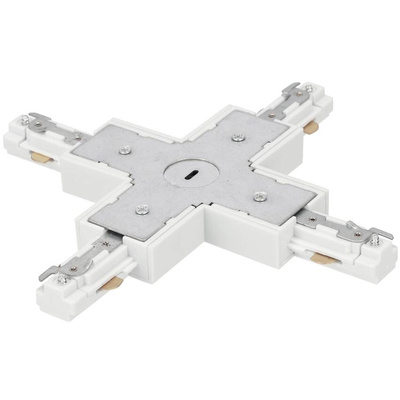 Łącznik X do szyny MEVA PRO X Connector White, biały EDO777517 EDO Solutions