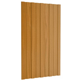 Panel dachowy 36 pcs naturalny 80 x 45 cm Stal galwanizowana