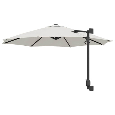 Parasolka ogrodowa piaskowy 248 x 248 x 148 cm Poliester i Stal