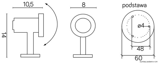 Reflektor ogrodowy 7062