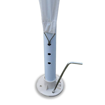 vidaXL Namiot imprezowy, 3 x 4 m, biały