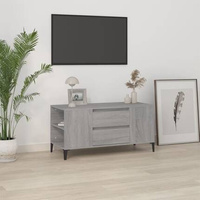 Szafka pod TV, szary dąb sonoma, 102x44,5x50 cm vidaXL