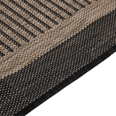 vidaXL Dywan zewnętrzny o płaskim splocie, 120x170 cm, ciemnobrązowy