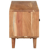 vidaXL Szafka pod TV, 115x30x39 cm, lite drewno akacjowe
