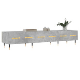 vidaXL Szafka pod TV, szarość betonu, 150x36x30 cm model standard