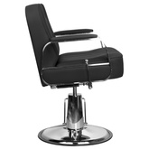 Gabbiano fotel barberski Rufo czarny 125392