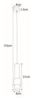 Lampa wisząca K-4544 z serii ROTO KAJA