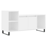 vidaXL Szafka pod TV, biała, 100x35x55 cm, materiał drewnopochodny
