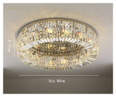 Plafon kryształowy glamour, nowoczesny 60cm  STELLA SILVER