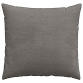 Poduszki na sofę 2 pcs Jasnoszary 50 x 50 cm Tkanina sztruksowa