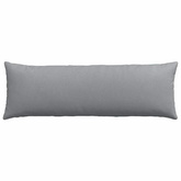 Poduszki na sofę 2 pcs Jasnoszary 120 x 40 cm tkanina