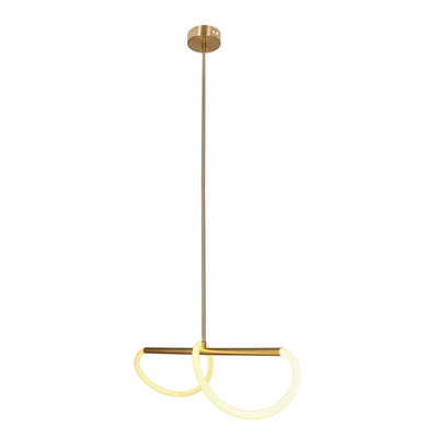 Lampa wisząca LED podłużna SUPREME 80 cm 3000K - designerska lampa nad stół