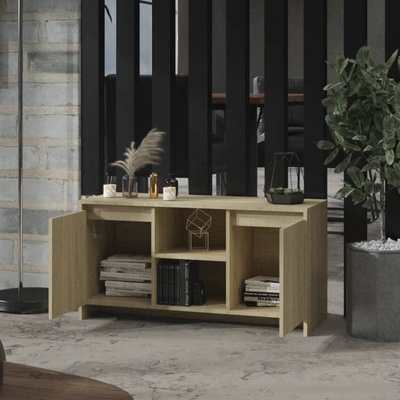 vidaXL Szafka pod TV, dąb sonoma, 102x37,5x52,5 cm