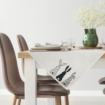 Obrus Wiosna biały 85x85