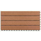 Płytka Tarasowa 6 pcs Brązowy 60 x 30 cm