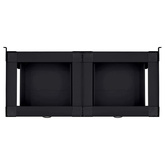 Podstawka na Pralkę 2 pcs Czarny 127 x 54,5 x 32,5 cm Stal