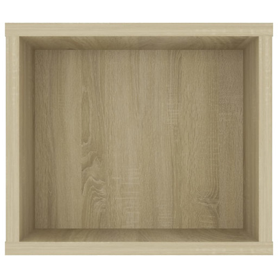 Wisząca szafka TV, dąb sonoma, 100x30x26,5 cm