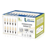 10-pak żarówki LED E14 ciepła Edison 4W 400lm