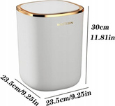 Automatyczny kosz 12L biały