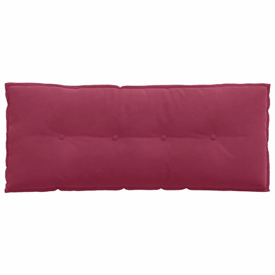 Poduszka na plecy Czerwone wino 120 x 50 cm Tkanina sztruksowa
