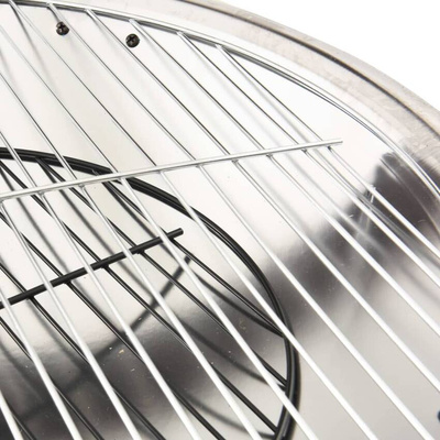 vidaXL Palenisko i grill 2-w-1, z pogrzebaczem, 56x56x49 cm, stal