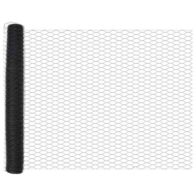 Ogrodzenie heksagonalne 1,2 x 100 m PVC Szary
