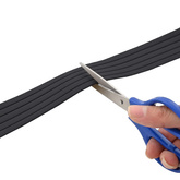 Samoprzylepna uszczelka okienna Czarny 8 x 2 mm 12 m Guma EPDM