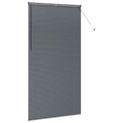 Żaluzje weneckie Ciemnoszary 220 x 120 cm Aluminium