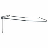 Rama markizy Z regulacją Antracyt 4 × 3 m Stal