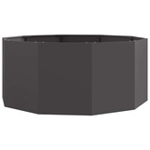 Donica Czarny 120 x 120 x 50 cm Stal
