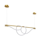 Nowoczesna spiralna lampa wisząca Czarna 150cm 360° 45W 3000K Abruzzo Spirali